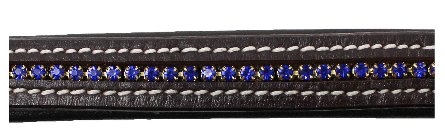 CHALLENGER Horse English Equestrian Padded Leather Replacement Bridle Browband 80997RB