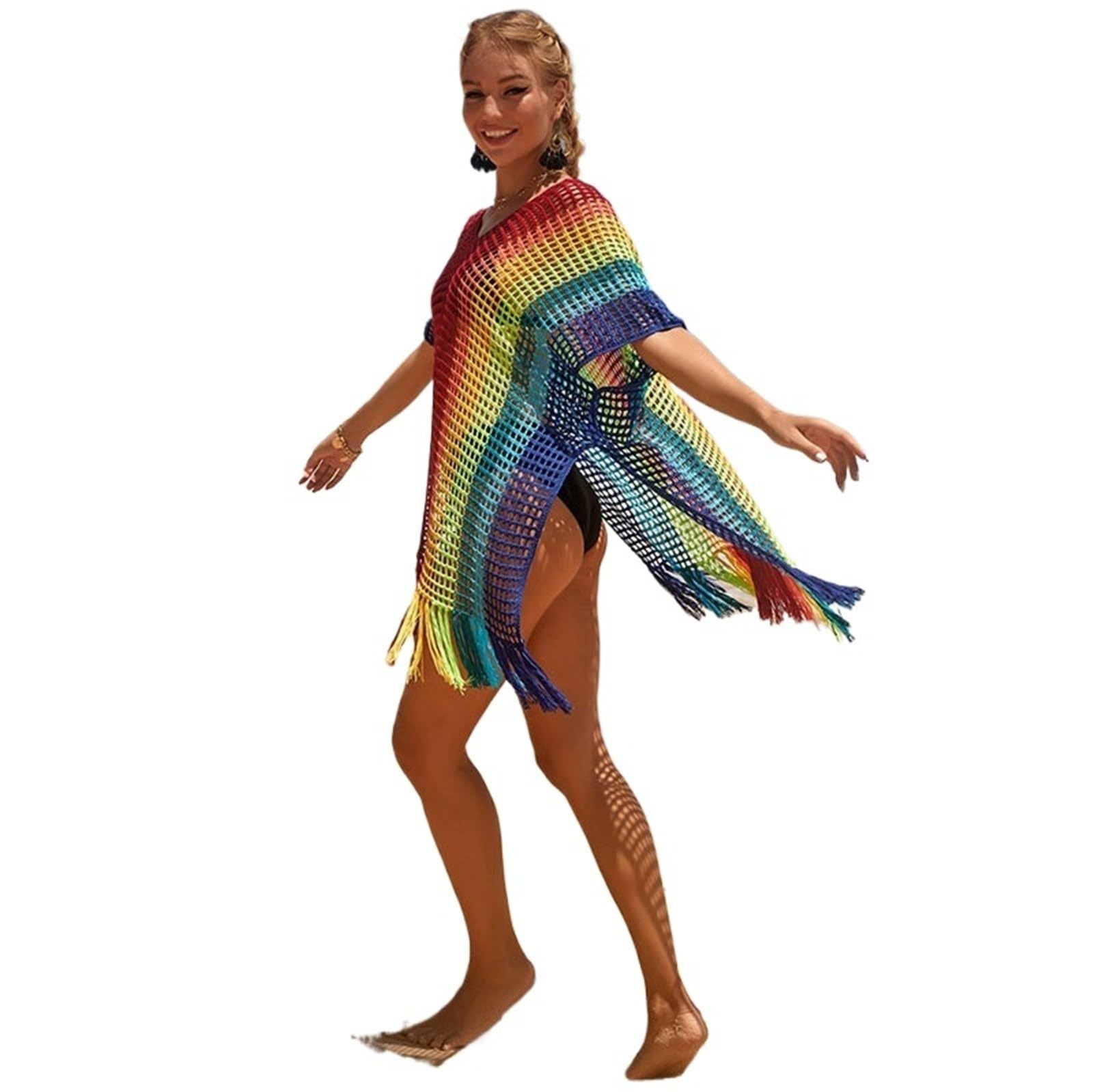 Copricostume Donna Abito da Spiaggia all'Uncinetto Copricostume Bagno Sexy for Costumi Estivo Donna