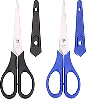 Vista 1 de 6.5in Multipurpose Scissors, Stainless Steel Sharp Shears for Office Home School Students Household General Use Craft Supplies - 2 Pack