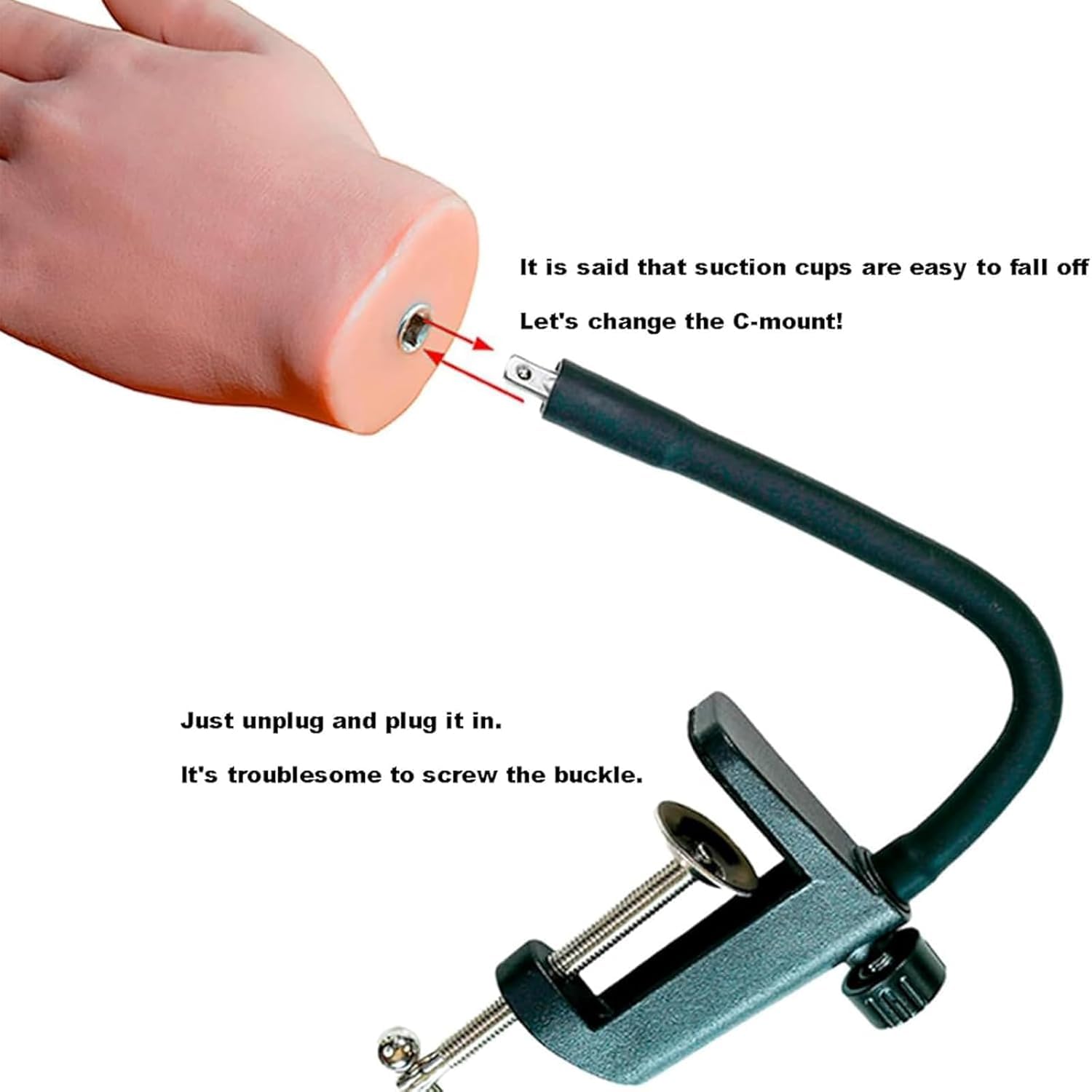 Mano de Práctica de Uñas de Manicura, Mano de Práctica de Uñas de Silicona con Diseño de Soporte de Rotación de 360°, Juntas Flexibles Y Profundidad de Ranura de Uñas de 14 Mm, para Práctica de Uñas