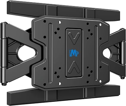 Mounting Dream Ultra Slim TV Wall Mount for 26-75 Inch Television, Full Motion Bracket with Smooth Extension, Swivel and Tilt, 1.38 Thin Low Profile TV Mount Fits 16 Studs, Up to 400x400mm, 88lbs
