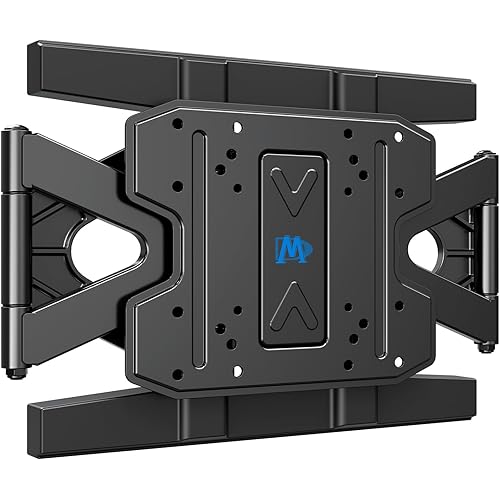 Mounting Dream Ultra Slim TV Wall Mount for 26-75 Inch Television, Full Motion Bracket with Smooth Extension, Swivel and Tilt, 1.38” Thin Low Profile TV Mount Fits 16'' Studs, Up to 400x400mm, 88lbs