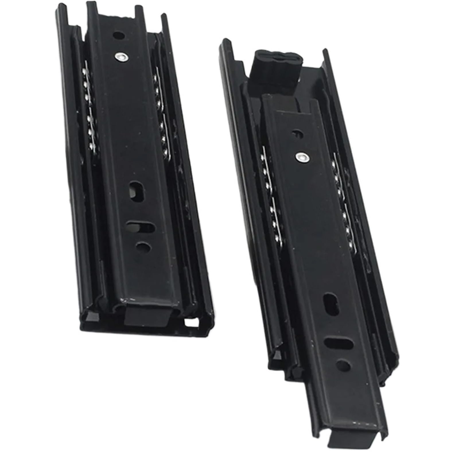 Ppqiru One Color 4Pcs Telescopic Ball Bearing Slide Rail 6 Inch Side Mount Drawer Track For Cabinet Home Furniture For Cabinet Drawer