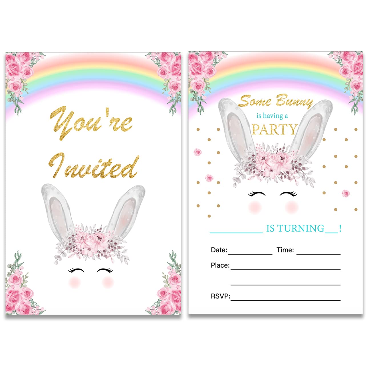 Bunny Birthday Invitations