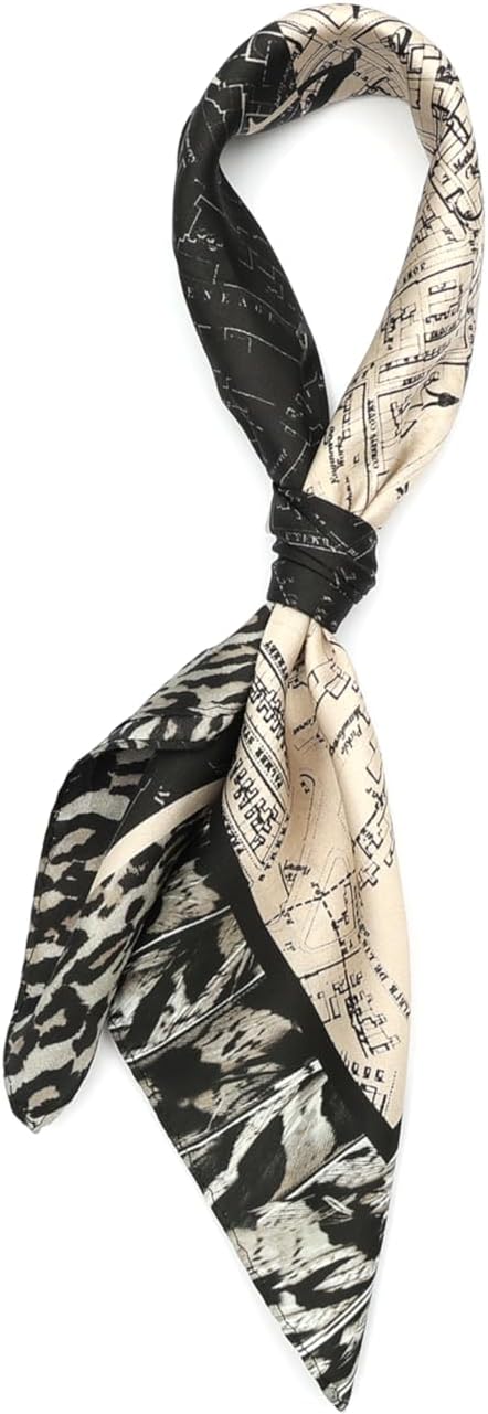 AllSaints Women's Spitalfield Bandana Scarf, Fashion Shawl with Design, Wrap Scarf for Daily Wear, 100% Silk, Blush - Image 2