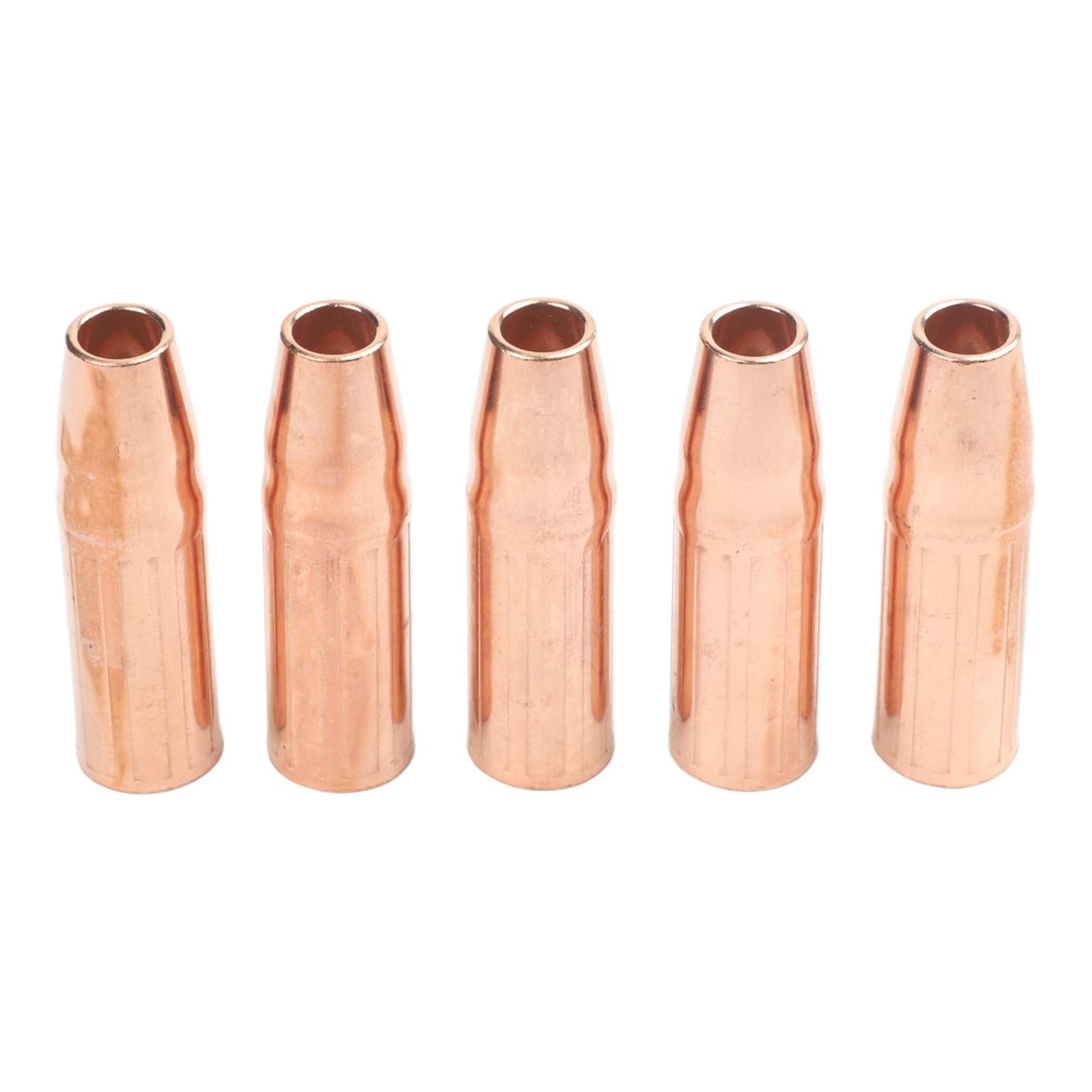 Confezione da 5 ugelli per saldatura MIG da 30,5 cm, in rame, per torce Magnum 200-400 e Style 2-4
