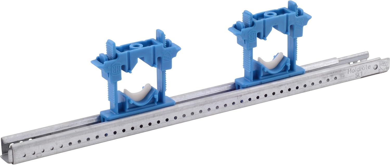 Holdrite 10 Inch to 16 Inch Telescoping Pipe Hanger Bracket, Double Clamp Kit, Pack of 50, SL1-2