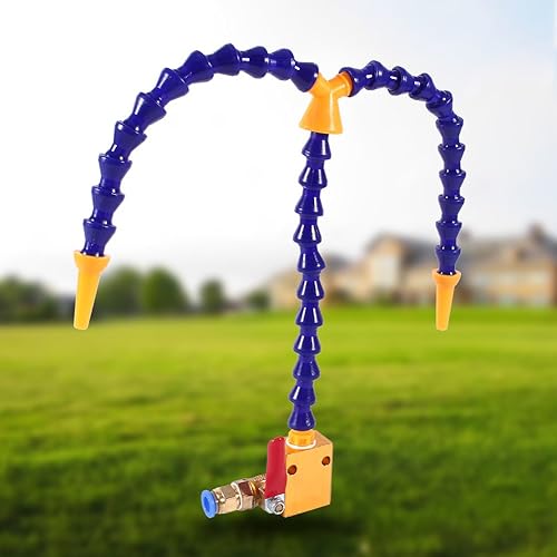 Miniatura 7 de Sistema de pulverización de lubricación de refrigerante de niebla de tubo de dirección y válvula para máquina de talla de taladro de torno CNC de