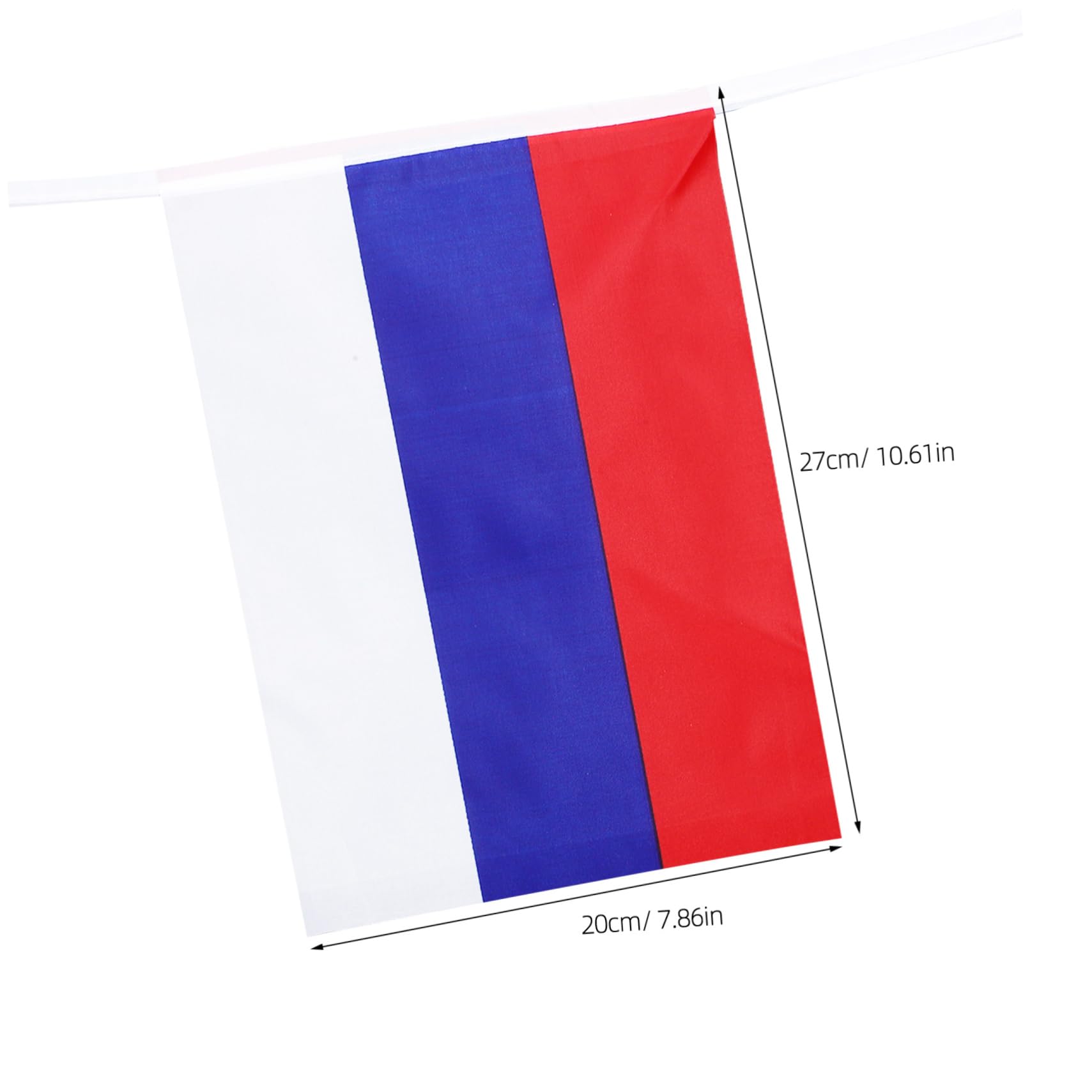 Guirlande de Fanions Colorés en Polyester, Mini, Ficelle