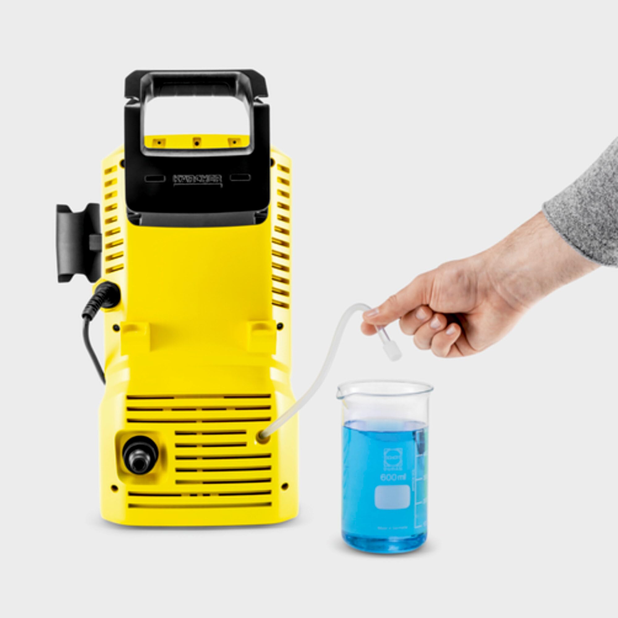 Kärcher K 2 - Idropulitrice compatta e leggera, con lancia a spruzzo singola e pistola per lo sporco, tubo da 4 m, sistema di connessione rapida
