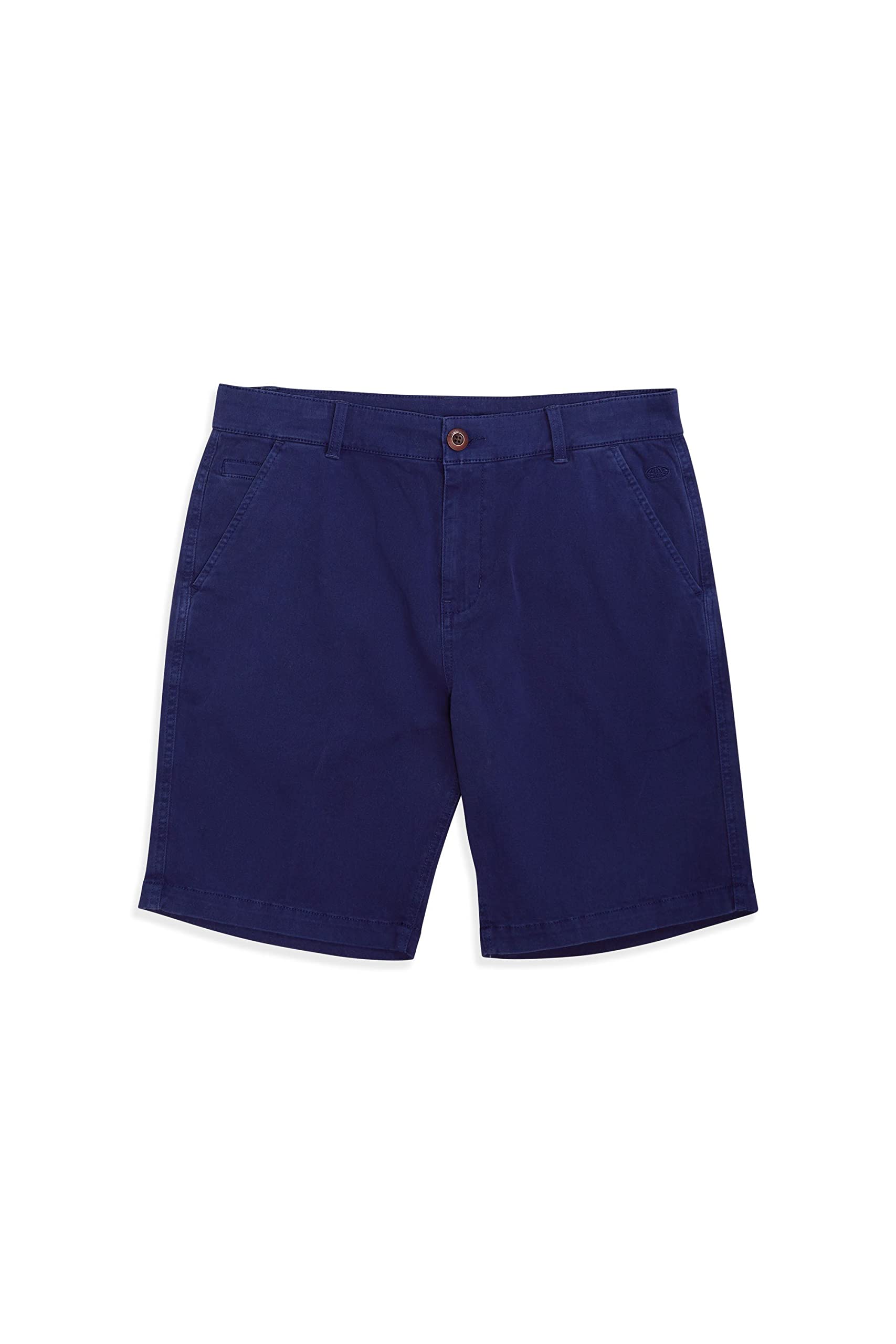 Animal Men's Navy Westbay Chino Shorts - Lightweight & Breathable Bottoms In Stretch Cotton With Lots Of Pockets - For Beach, Holiday & Outdoors W36 Size 36