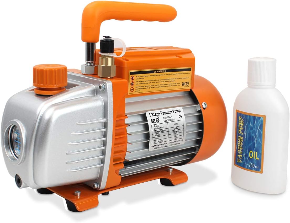 – 3 CFM Single Stage Vacuum Pump