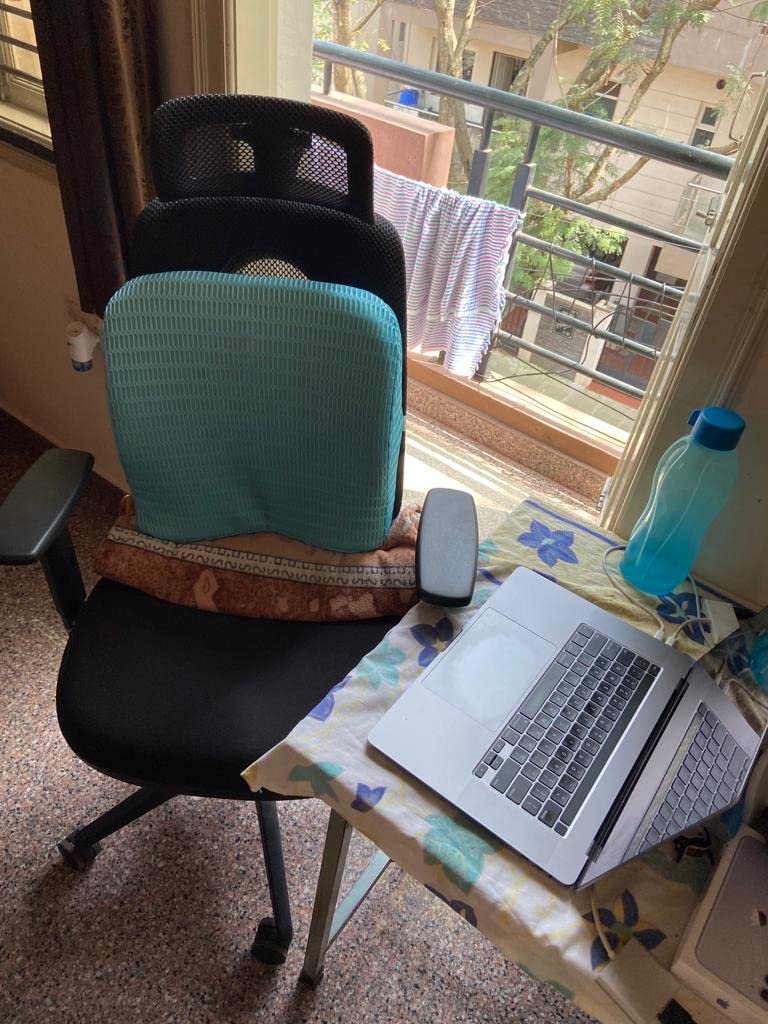 HealthSense Back Support for Chair, Back Rest for Chair Back Pain