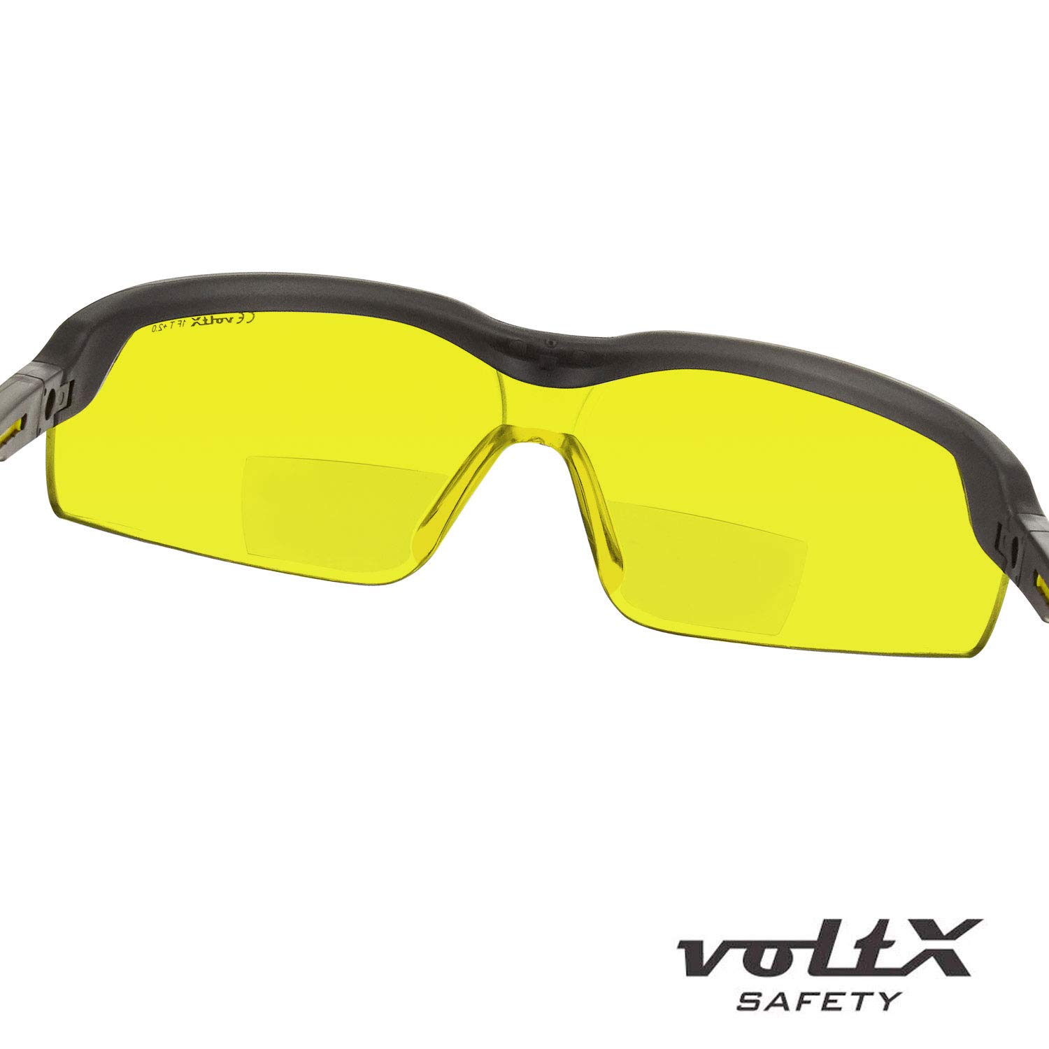 voltX 'GT AANPASBARE ' Bifocale Veiligheidsleessbril (Doorzichtige Lens 3,0), CE EN166FT UV400 Lens Krasbestendig, Kantelbare en in Lengte Verstelbare Oortips voltX 'GT AANPASBARE ' Bifocale Veiligheidsleessbril (Doorzichtige Lens 3,0), CE EN166FT UV400 Lens Krasbestendig, Kantelbare en in Lengte Verstelbare Oortips