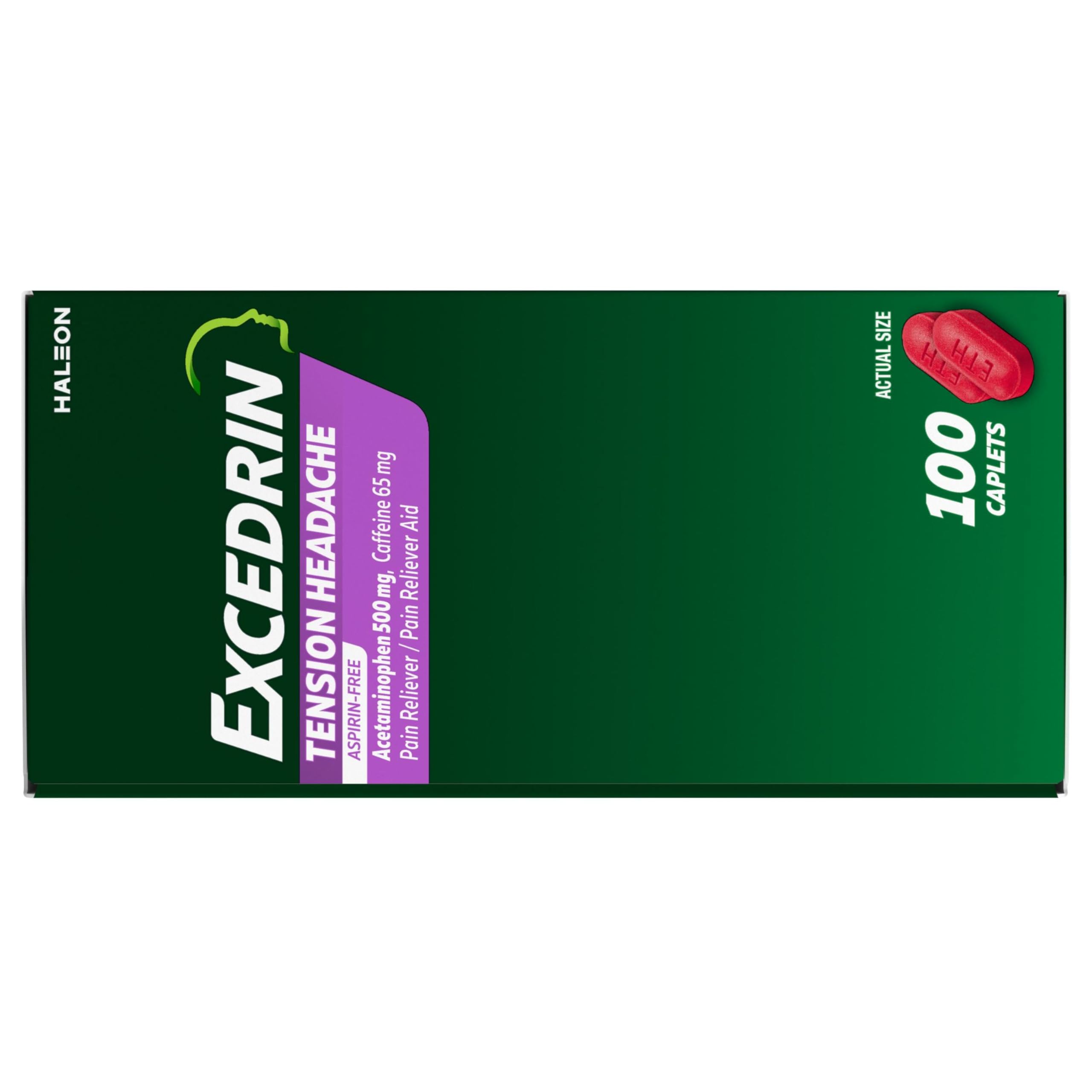 Excedrin Tension Headache Relief Caplets, 100 Count — Amazon image 9