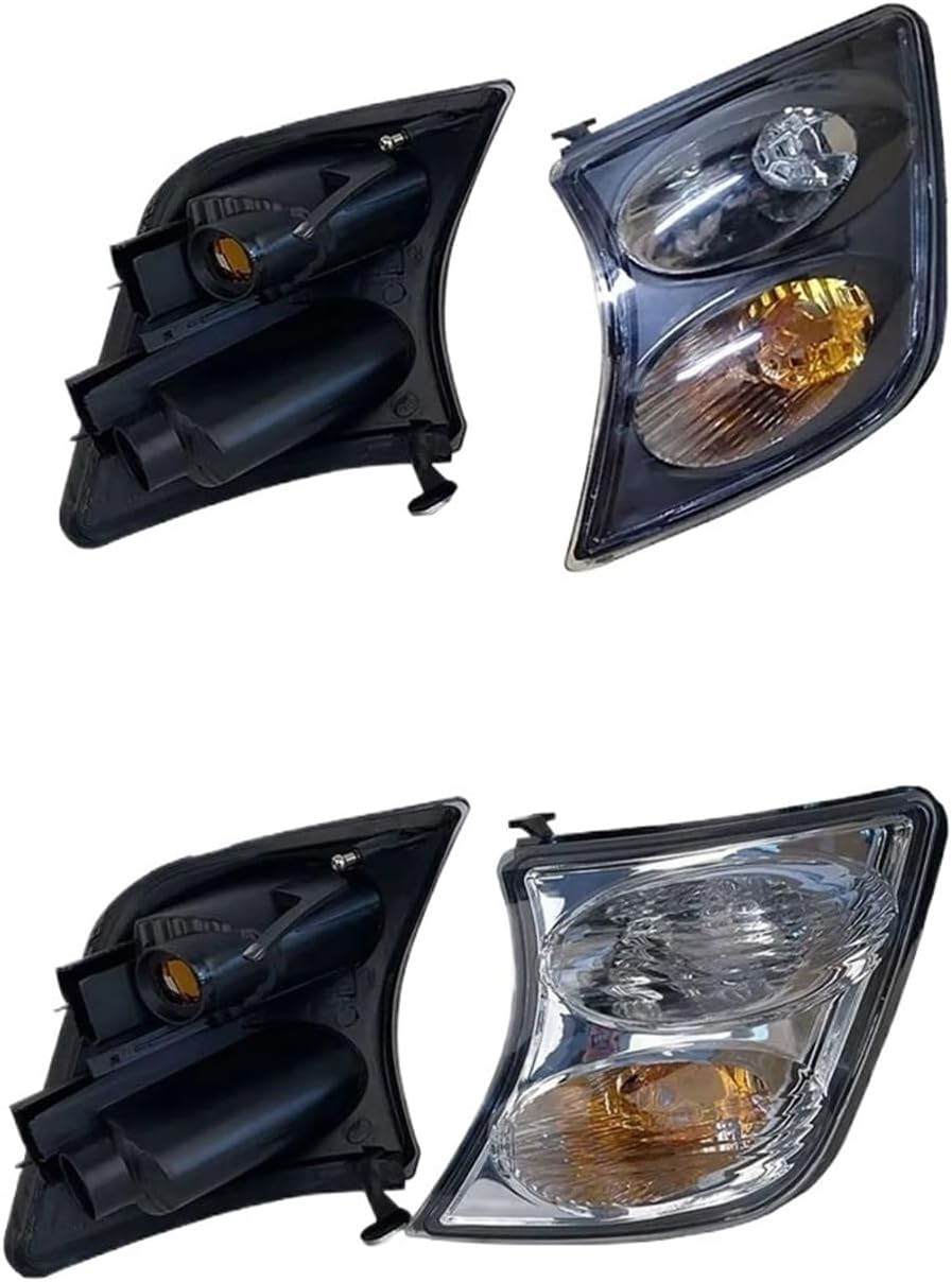 A Pair Car Corner Light Compatible with Nissan Patrol Safari Y61 2001 to 2004 Turn Signal Light TD42 TB48
