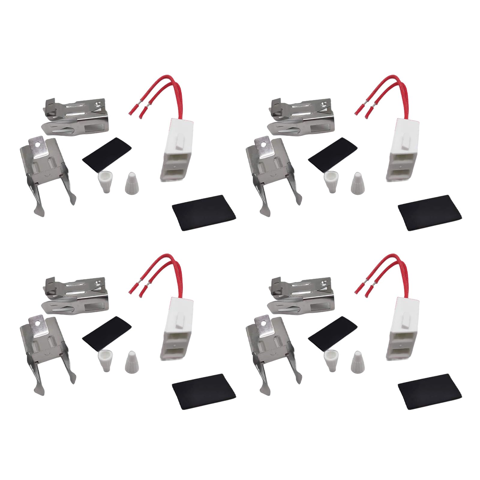 Hqkfuybl 4 Pack Electric Stove Ranges Burners Receptacle Kits 12001676 231625 Ranges Stove Part Plug Receptacle Block Terminals