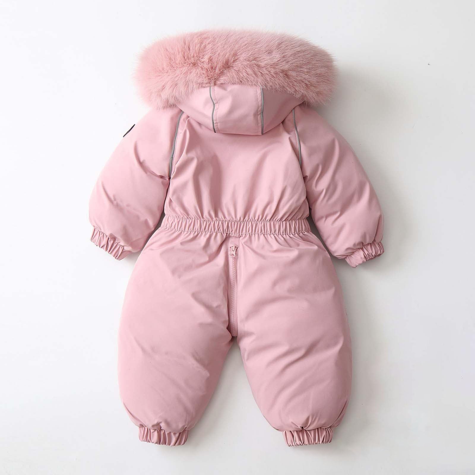 Generisch Baby Spielanzug Schlafanzug, Baby MäDchen Jungen Kaninchen Kleidung Schneeanzug Overall Kapuzen Warm Strampler Outfits 0-18 Monate Outfits Schneeanzug Neugeborene Kleinkind Jacket Langarm