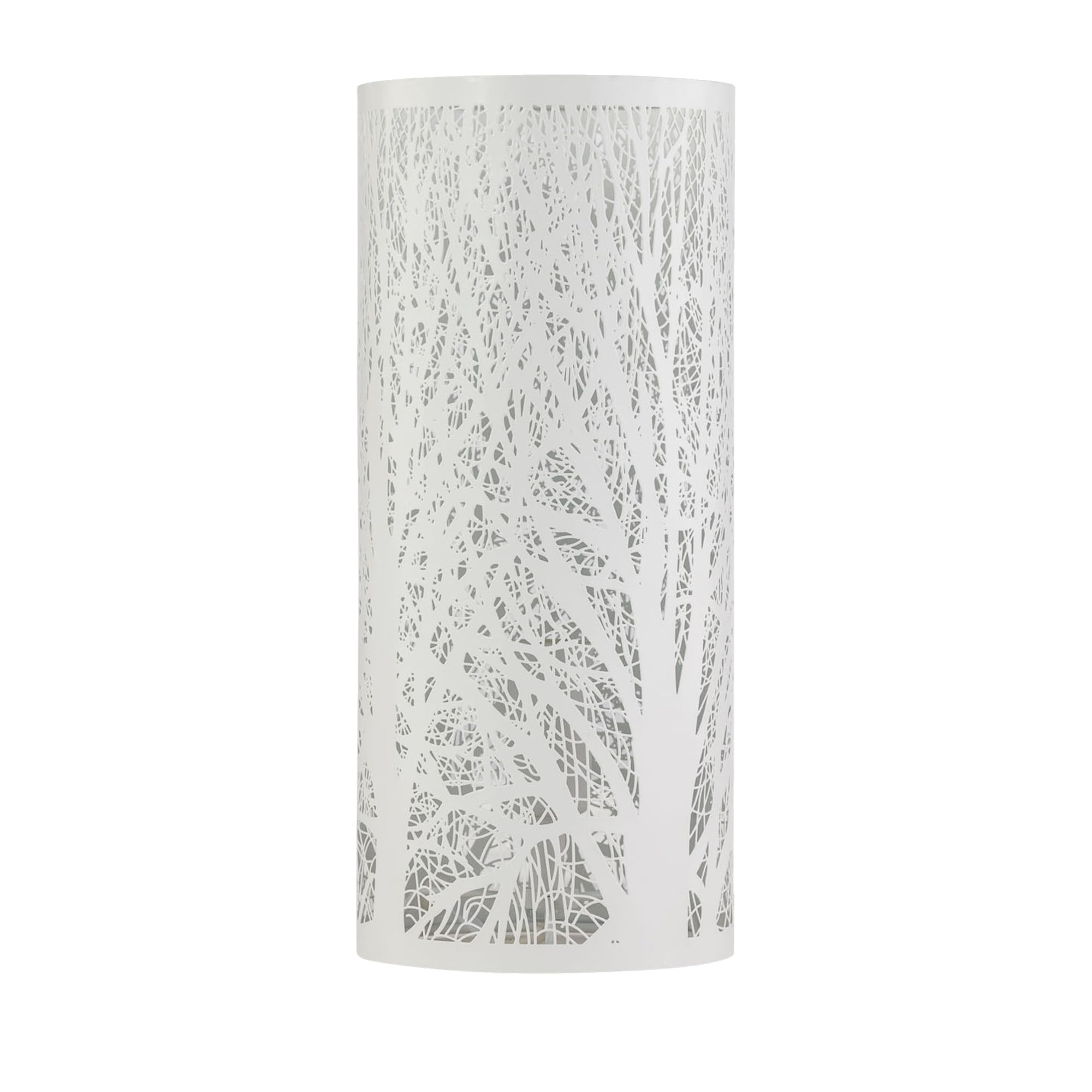 firstchoicelighting Forest - White 26cm Woodland Table Lamp