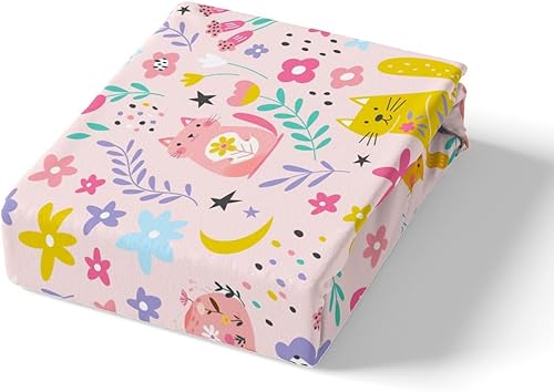 Vista 133 de Feelyou Juego de sábanas espaciales para niños, juego de ropa de cama de galaxia para niños y niñas, sábanas de planeta del universo, 1 sábana