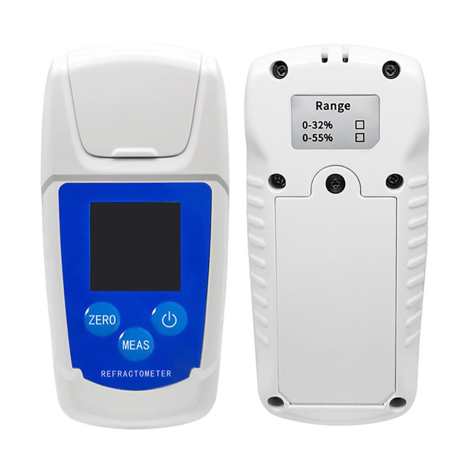 Medidor de Brix de azúcar Refractómetro digital 0-55% Tester Meter Jugo de fruta Contenido de azúcar Instrumento de medición Suger Meter Fácil de limpiar y almacenar