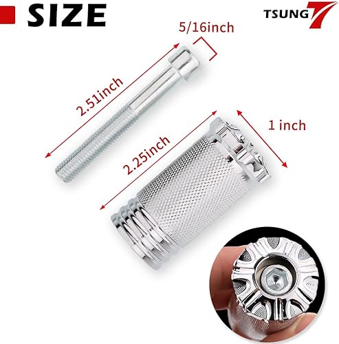 Miniatura 6 de TSUNG Palanca de cambios para motocicleta, palancas de palanca de cambios negracromada CNC compatibles con Harley Davidson Sportster Touring Softail