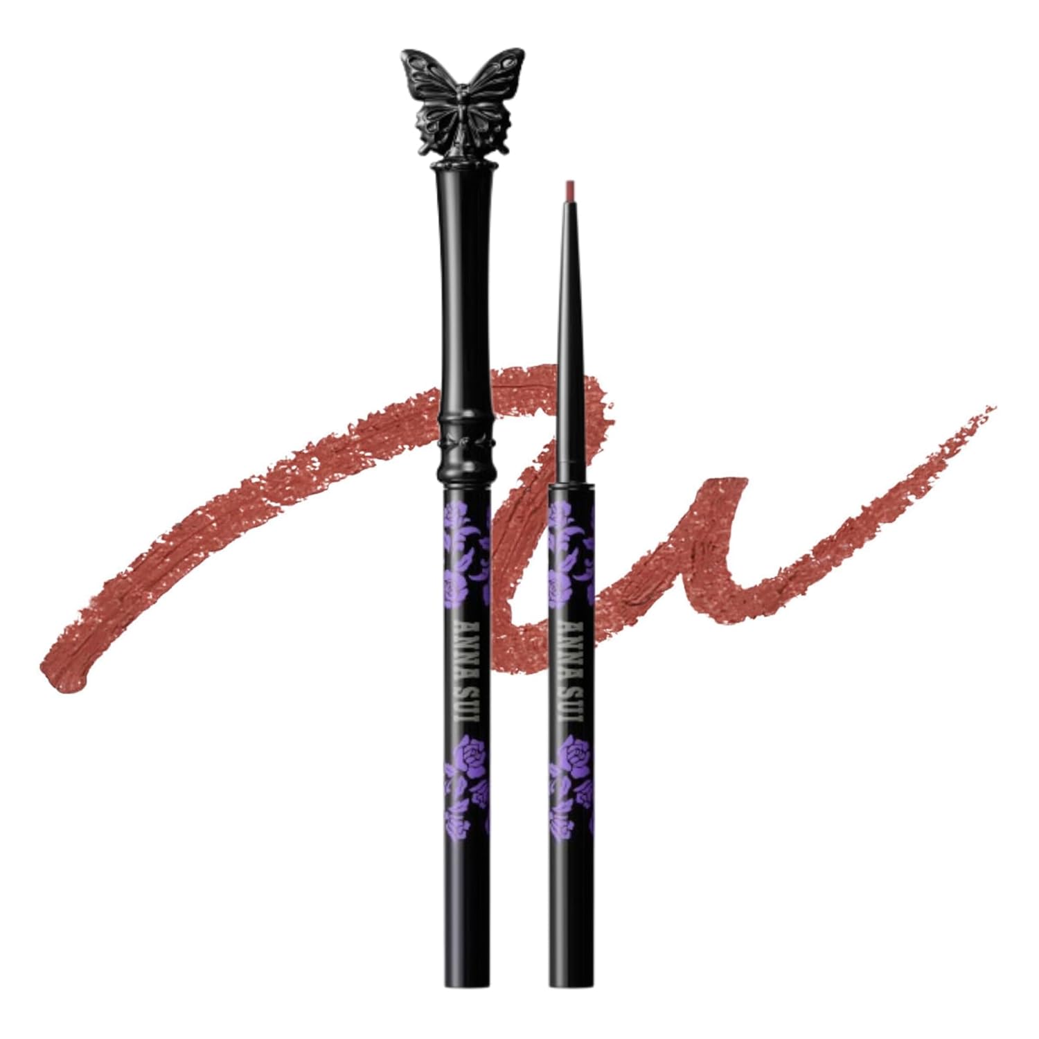 ANNA SUI Eyeliner Pencil, Ultra-Fine Waterproof Liner for Precise, Long-Lasting Lines, Smudge-Proof and Tear-Resistant, 0.0031 oz