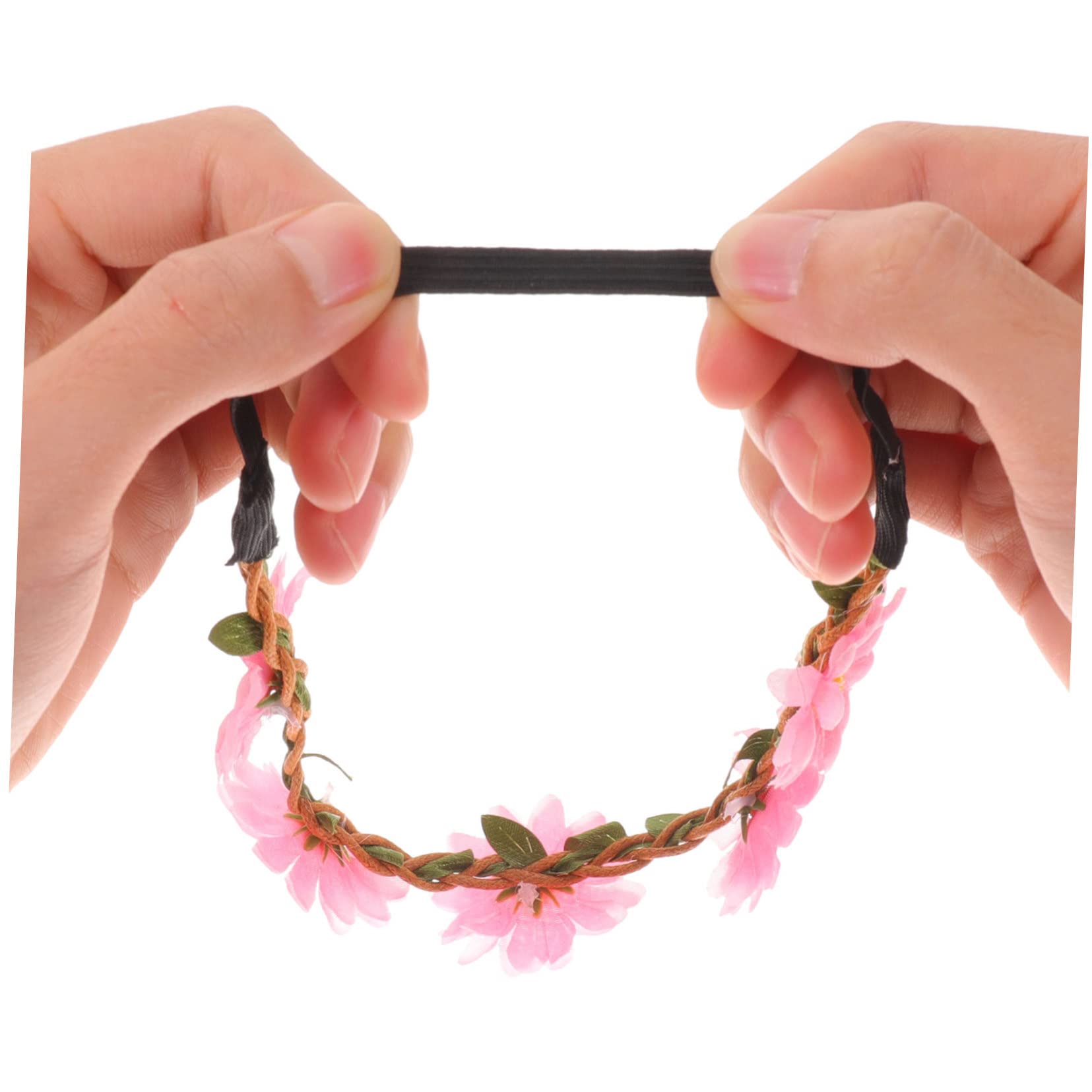 Didiseaon 40 Pz fascia del fiore del sole corone di girasole per le donne fascia per margherita in tessuto Decorazioni floreali decorazioni per matrimoni nastro fasce da sposa