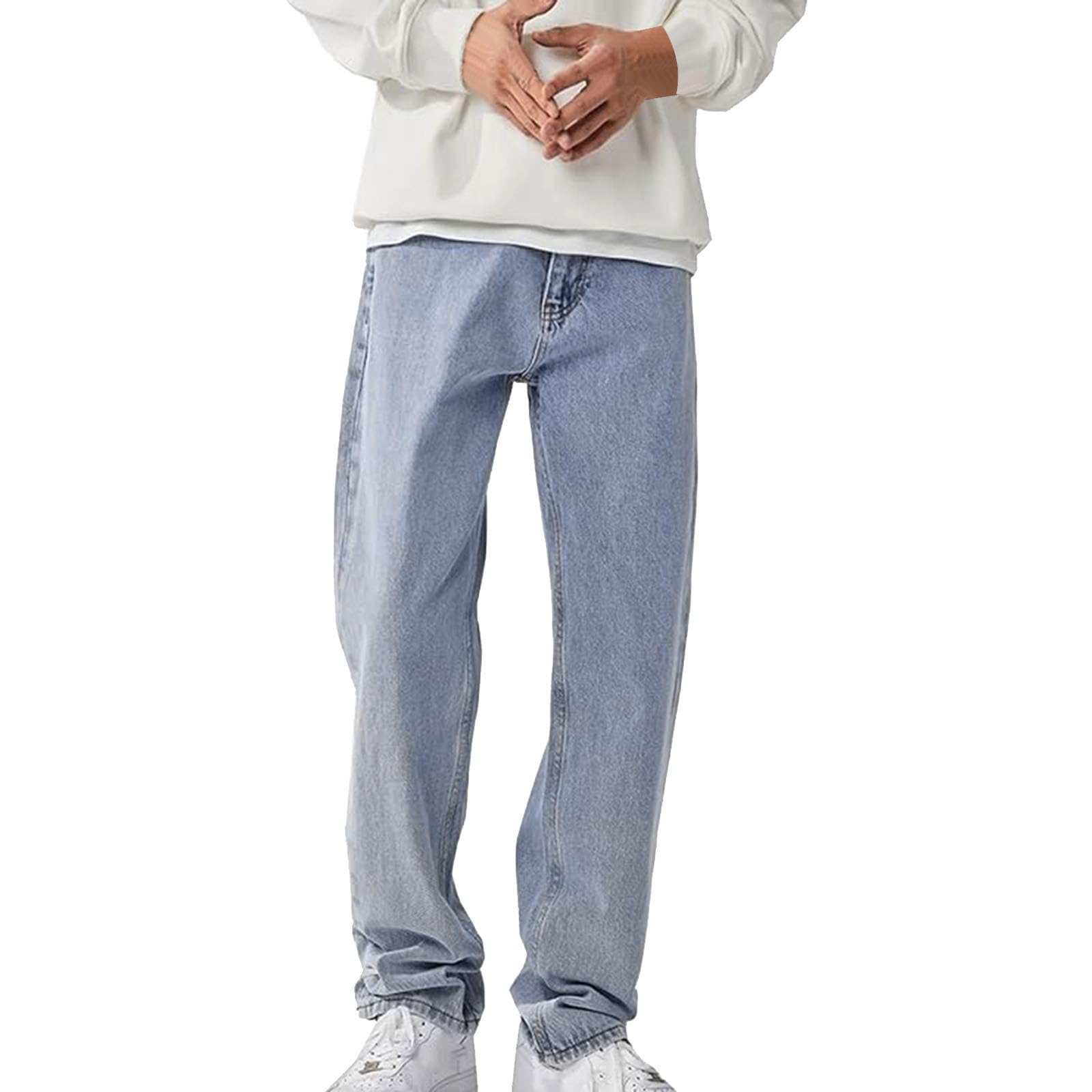 Jeans Uomo DENIMFY DFMailo Loose Fit – Cotone 100% – Blu E Grigio – Taglie 29-38 - 2