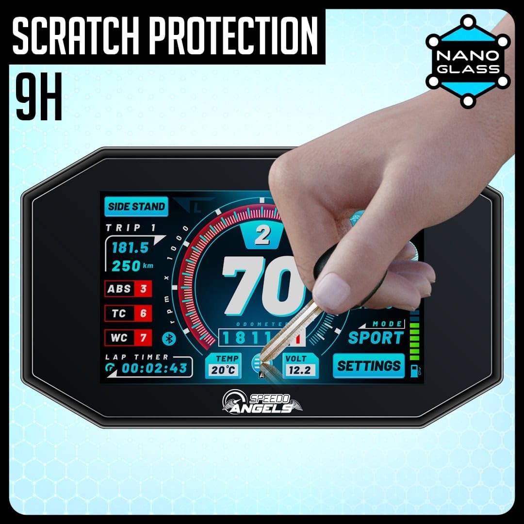 Speedo Angels – 2 Pellicole Protettive Per Cruscotto Compatibili Con Liberty S 50 E 125 (2025-), Vetro Nano E Kit Di Montaggio Incluso - 2