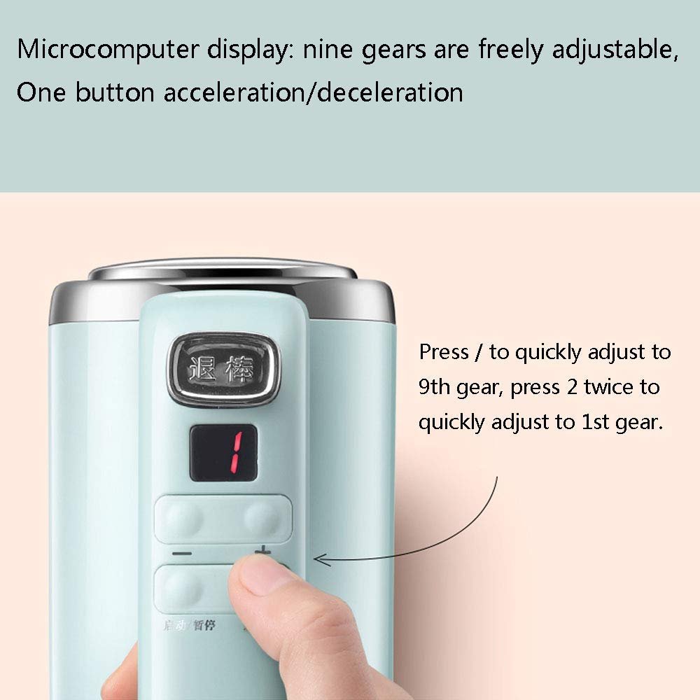 Robot da Cucina e Robot da Cucina 2 in 1, Robot da Cucina e Robot da Cucina Il Robot da Cucina a 9 velocità Include Una Ciotola da 4 Litri, 2 fruste, 2 Ganci per impastare, per Ali