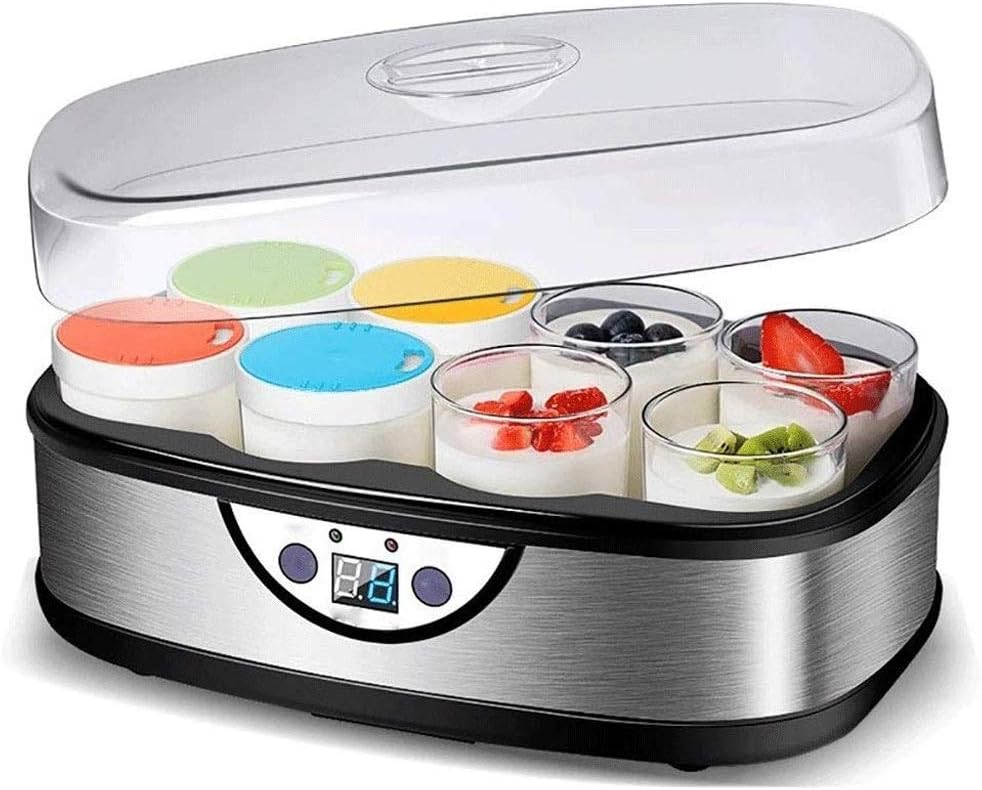 Home-made Yogurt Machine - Full-automatic 8 Glass Split Cup Large Capacity Yogurt Machine