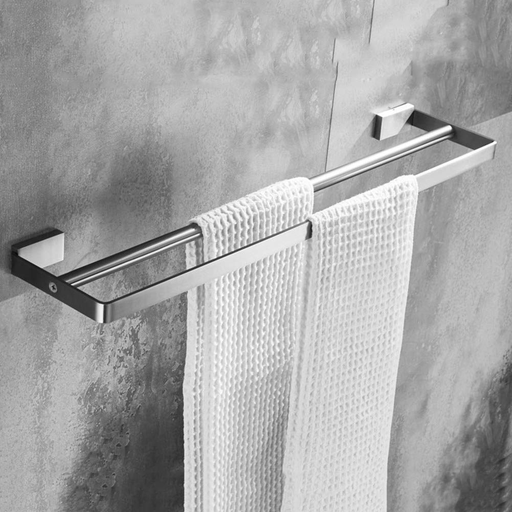 Porte-serviettes mural inox 304 pour éviter l'humidité et le linge humide