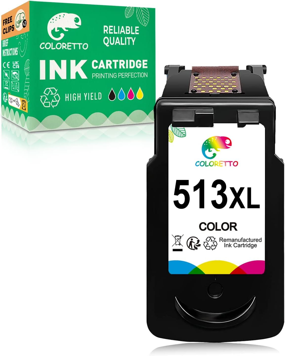 Cartouche Hp 308 COLORETTO 337 XL 343 XL Cartouches D'encre Remanufacturées Pour HP 337XL 343XL Pour HP 305 Hp Cartouche
