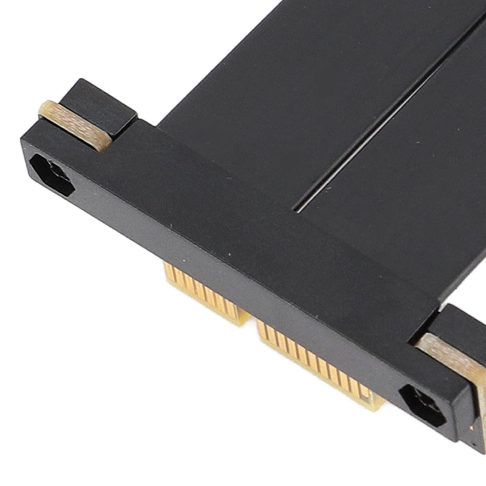 PCIe 4.0 X1 Przedłużacz Riser Kabel Dual 90 stopni kąt prosty GPU Riser kabel do M.2, WiFi, Firewire, USB, Sound Cards (5 cm)