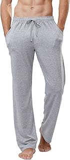 Summer Trousers Men's Long Baggy Linen Wide Beach Trousers Harem Trousers Men's Trousers Summer Trousers with Elastic Wide Leg Chino Trousers Casual Trousers Elastic Waist Drawstring Leisure Trousers