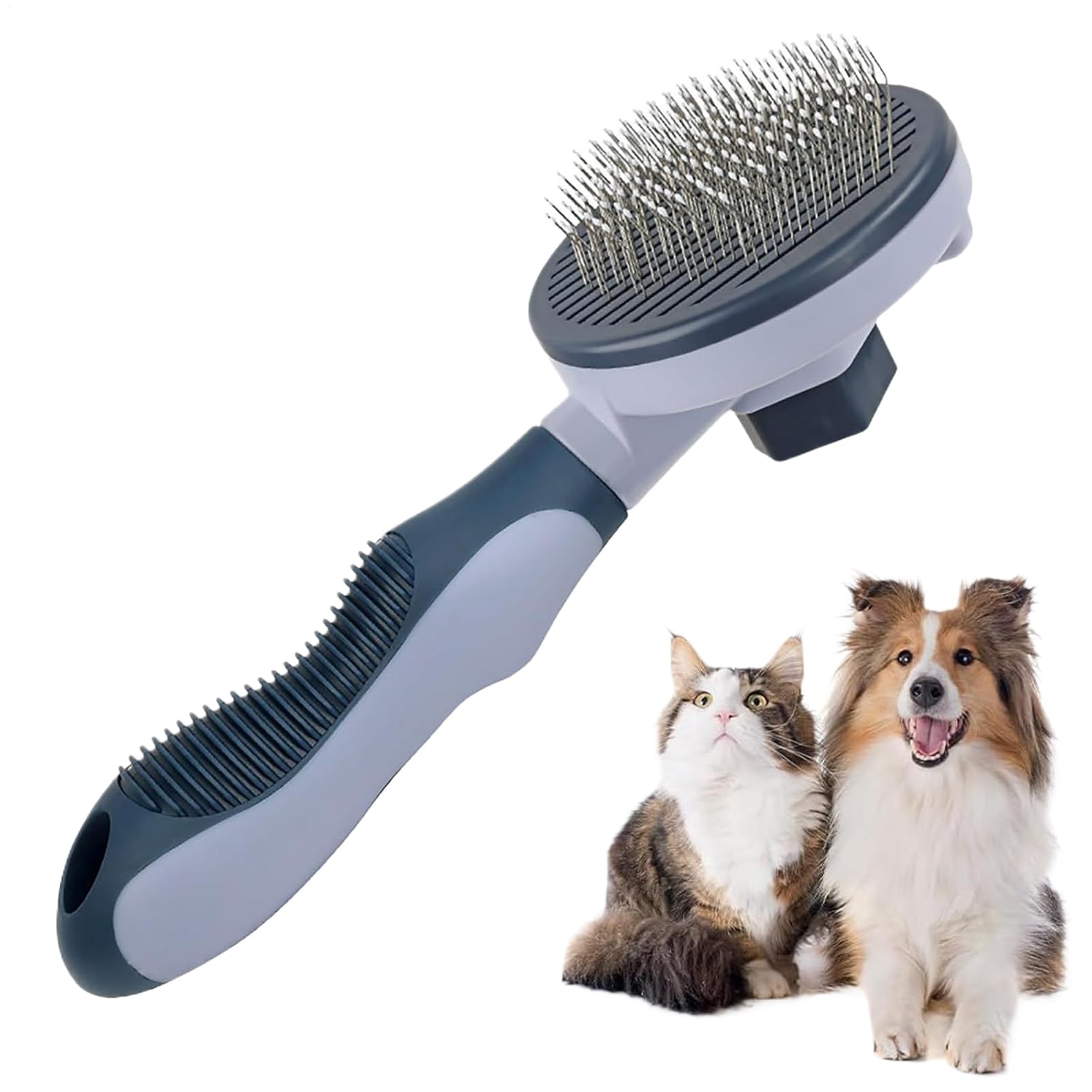 Bürste Für Hunde | Kamm Zum Entfernen Von Katzenfell Und Haaren | Werkzeug Zur Entfernung Von Hundehaaren | Für Baden, Duschen, Mittelgroße Und Große