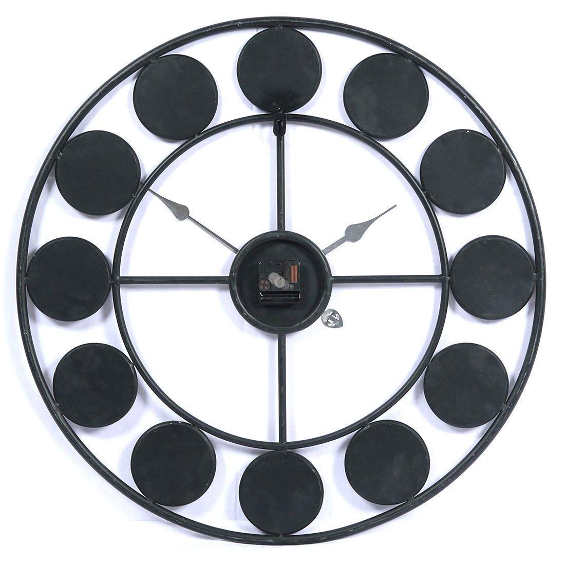 Horloge Murale Vintage et Silencieuse pour Salon
