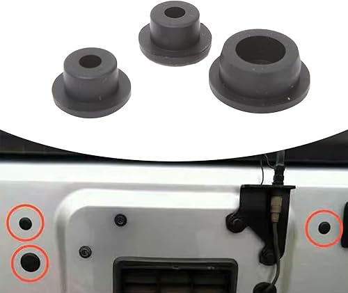 3 enchufes fijos para portón trasero de automóvil, cubierta de sellado de goma respetuosa con el medio ambiente de alto rendimiento, accesorios de disponible en Yaxa Peru