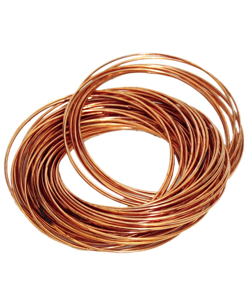 La Belleza 70 mm Diameter Copper Color Multi-Layer Bangles Set/Bracelet(Churi) for Girls & Women (B09WK818MN) Amazon Price History, Amazon Price Tracker