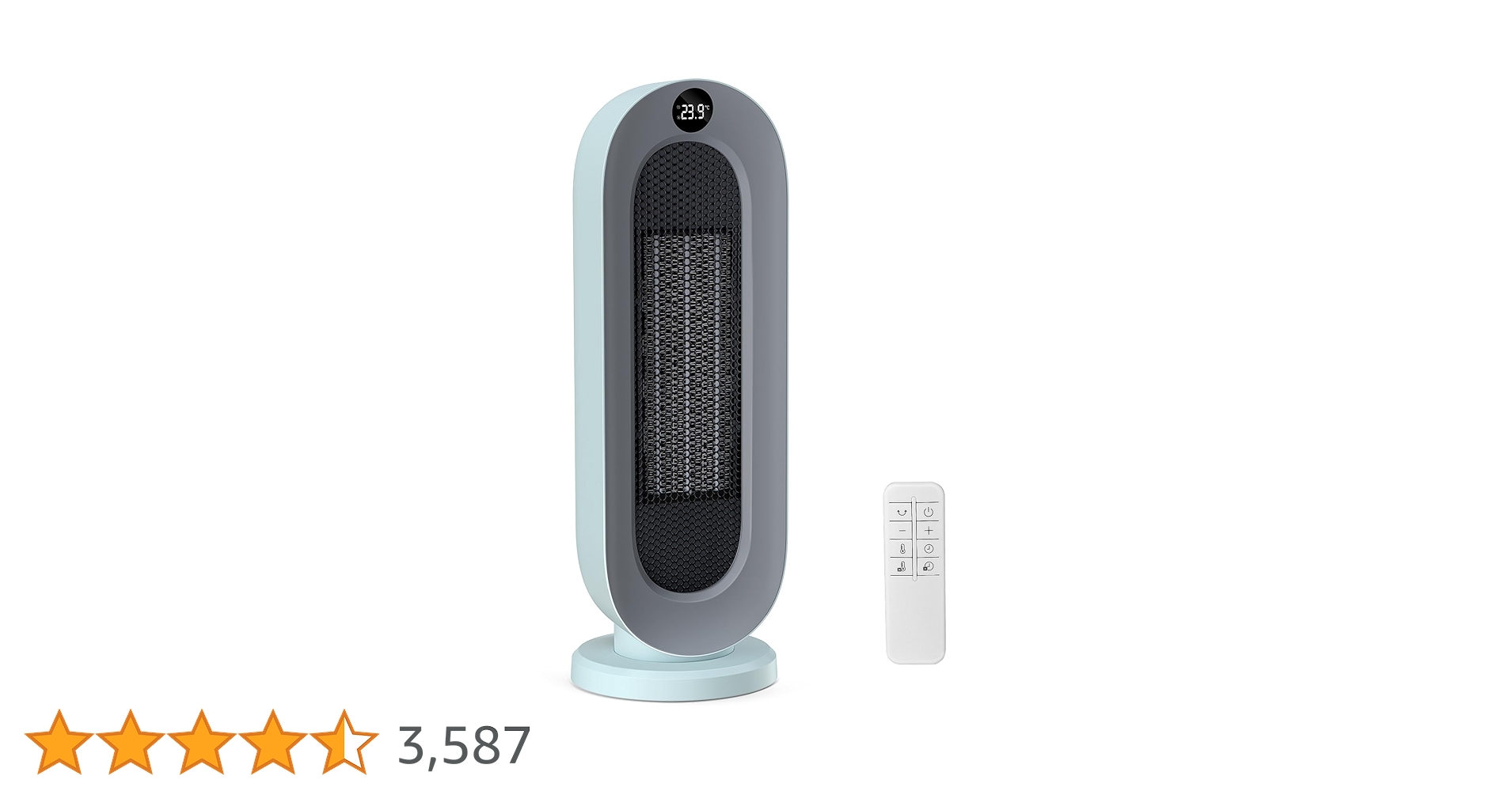 Amazon | 『2025冬新型』 セラミックヒーター 【ECO知能恒温 節電対策