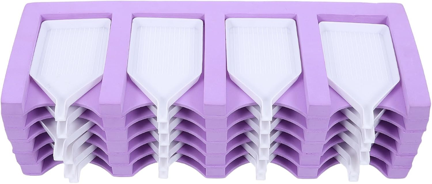 Art Tray Organizer for Adults, 24 Slot EVA Plastic Bead Sorting Rack