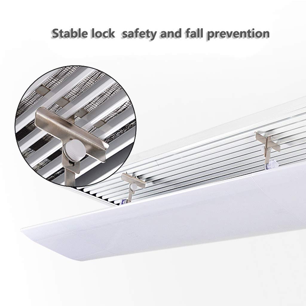 Deflettore del Condizionatore d'Aria per Il Condizionamento d'Aria Dell'Otturatore Cieco del Soffitto,Deflettore d'Aria Diretto Antiriflesso Regolabile,Deflettori del Air-con per La Casa/Ufficio