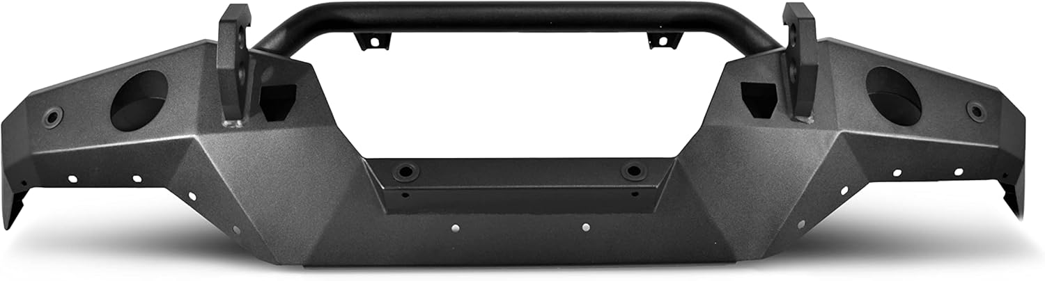 HAVOC OFFROAD Steel Bender Front Bumper for Ford Bronco | Stinger, Integrated Lift Points, Black | HFB-02-001 | 2021-2025 Ford Bronco (will not fit Sport Model) Front Steel Bender Bumper