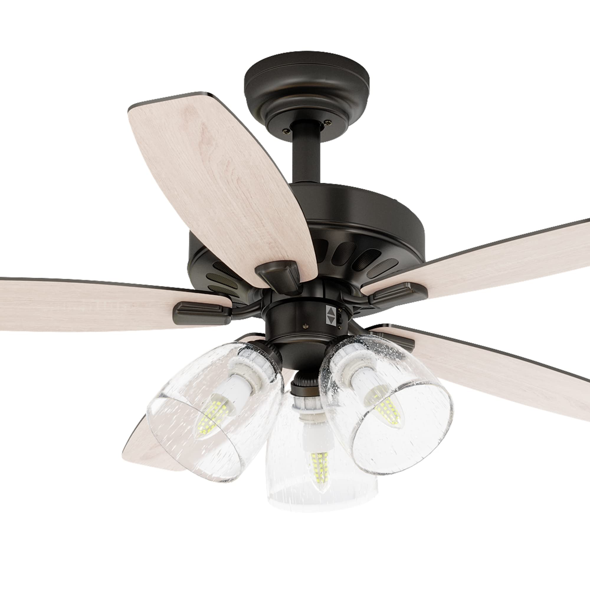Buy YITAHOME Farmhouse Ceiling Fan with Light and Remote, 52 Inch