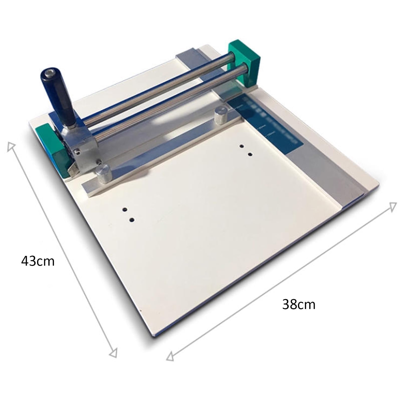 Taglierina manuale per campionamento del cartone, campionatore di pressione del bordo con lunghezza di 220 mm, regolabile per test su carta ondulata e cartone
