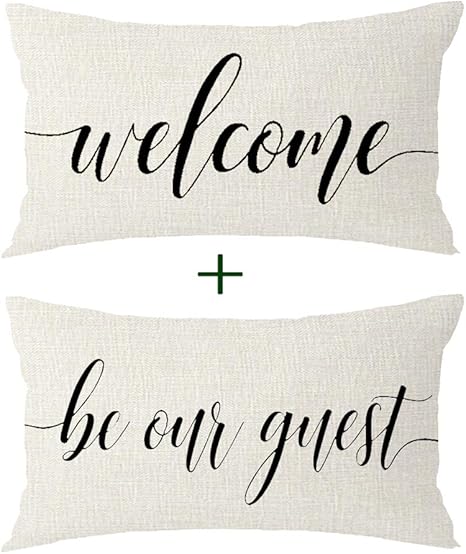 welcome pillow amazon