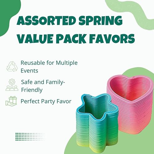 Miniatura 5 de Paquete surtido de regalos de primavera 1.5 x 1.5 x 1.5 pulgadas (paquete de 12) Accesorios de fiesta de plástico multicolor vibrantes Perfecto