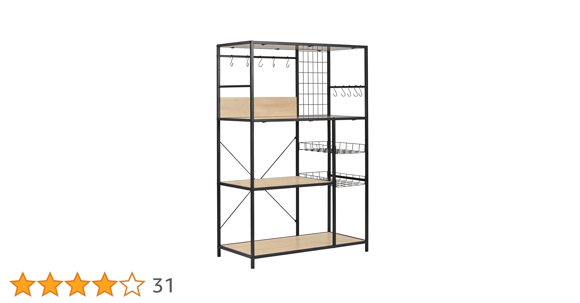 Amazon.co.jp: fusehome レンジラック レンジ台 キッチンラック