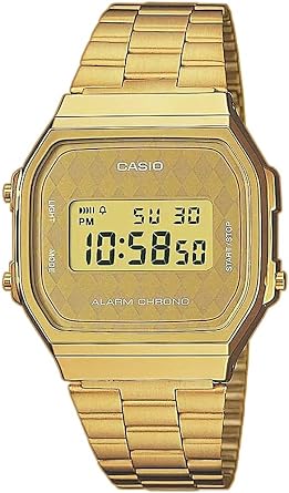 Casio Digital Wristwatch Standard A168 Mens Womens Kids International Model Parallel Import, Bracelet Type